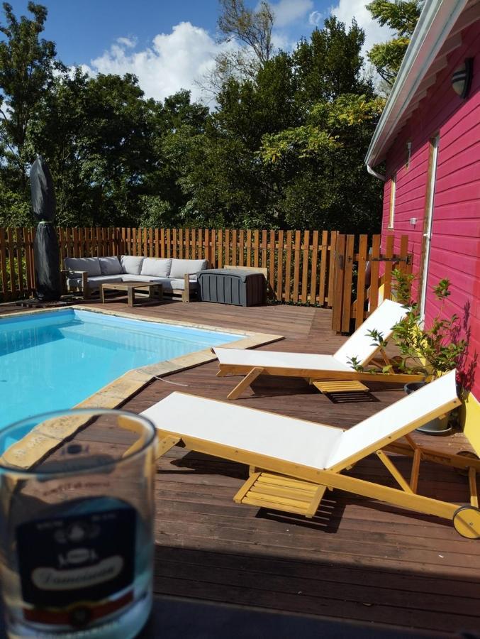 Kaz Kalina - Gites Avec Piscine Partagee Bouillante Extérieur photo